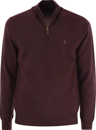 Polo Ralph Lauren Wool Pullover With Half Zip