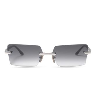 Dita Eyewear Eymori Rimless Sunglasses with Rectangular Gradient Lenses