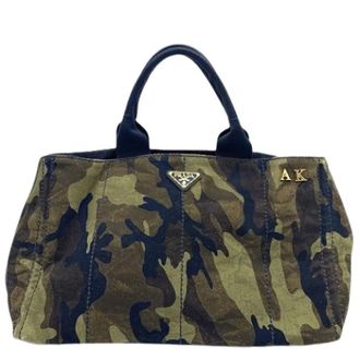 Prada Pre-owned Handbags, female, Multicolor, Size: ONE SIZE Pre-owned Tote Bag