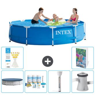 Intex Piscina Con Estructura Redonda - 305x76 Cm - 7-piezas S52