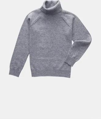 Braun Hamburg Men - Kids cashmere turtleneck jumper grey