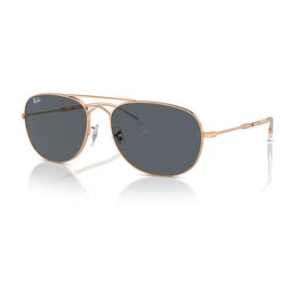 Ray-Ban Klassieke pilotenzonnebril met ros&eacute;gouden montuur - unisex - Zonnebrillen - Geel - 60 MM - Accessoires