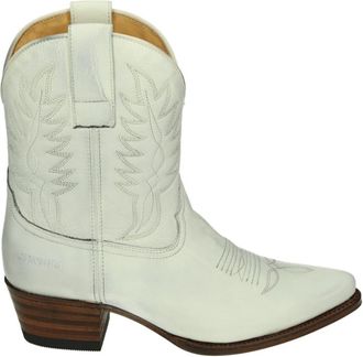 Sendra Westernlaars Lichtgrijs Leer - Dames - Cowboylaarzen - Grijs - 40 EU - Leer - Schoenen