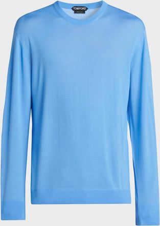 Tom Ford Men & apos;s Fine Merino Wool Crewneck Sweater
