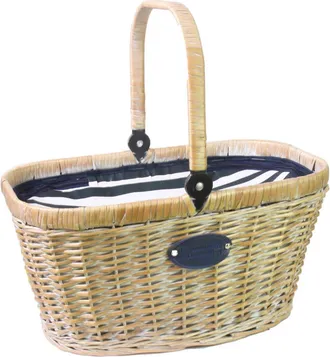 Les Jardins de la Comtesse Cesta picnic de mimbre isot&eacute;rmica Chantilly azul