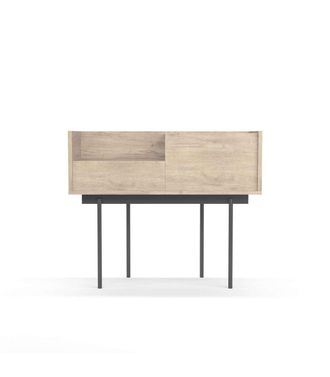 HERDASA Herdasa - Recibidor Modelo 671 Acabado Roble, 84cm(alto) 98cm(ancho) 31cm(prof.)
