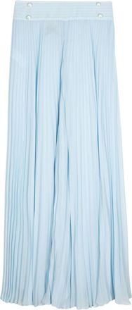 Edward Achour Paris Pantaloni a gamba ampia con pieghe - Blu