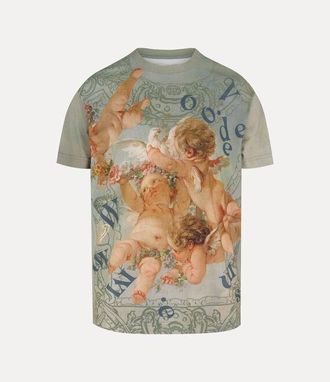 Vivienne Westwood Classic T-shirt Printed Co Jersey Orb-frame-cherubs XS Unisex