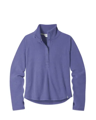 Stio | Womens Turpin Fleece Snap Pullover, Size Extra Large in Nightfall