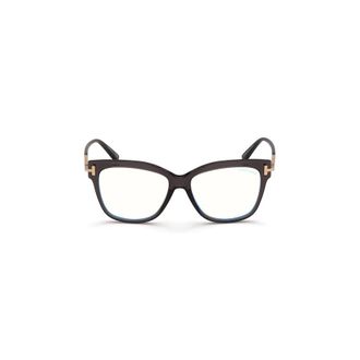 Tom Ford Ladies Grey Square Eyeglass Frames FT5704-B 20