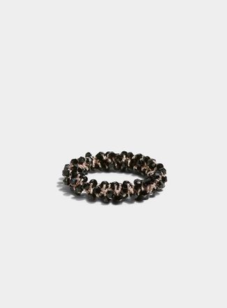 Simons Womens Faceted stone hair tie