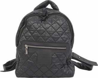 Chanel Black Nylon Backpack (Pre-Owned)