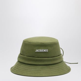 Jacquemus Le Bob Gadjo cotton hat khaki
