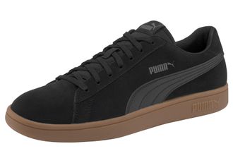 Puma Sneaker PUMA Puma Smash v2, Damen, Gr. 42,5, schwarz, Leder, unifarben, Schuhe Sneaker