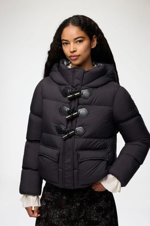 Ganni Mini Puffer in Future Nylon - Size 32 Mixed