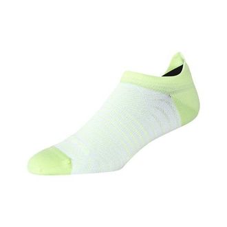 New Balance Unisex Pro Run Tab Socks 1 Pair in Green Nylon, size X-Large
