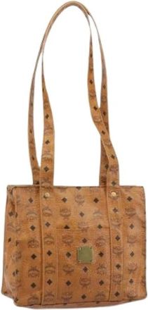 MCM Pre-owned Tote Bags, female, Brown, Size: ONE SIZE Pre-owned Tote Bag