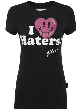 Philipp Plein T-shirt Smile Sexy Pure con decorazione - Nero
