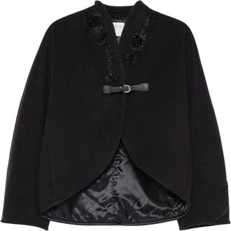 Forte_Forte My Coat Night - Dames - Zomerjassen - Zwart - XS - Jassen