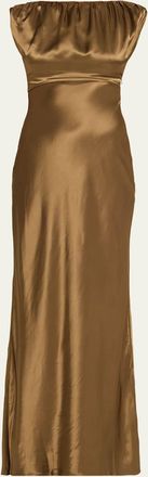 Anna Quan Ophelia Satin Column Dress