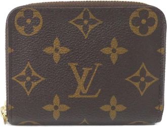 Louis Vuitton Monogram Marron Coated Canvas Coin Purse/Coin Case (Pre-Owned)