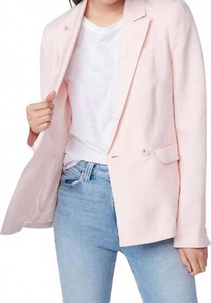 Paige Dawson Blazer In Pearl Pink