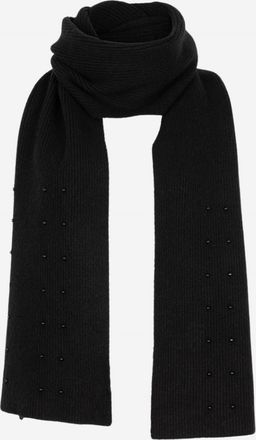 Esqualo Pearls Scarf In Black