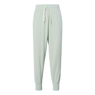 Nike Mens Nike Embroidered Logo Knit Bundle Feet Sports Pants/Trousers/Joggers Autumn Green Yellow DA0020-017