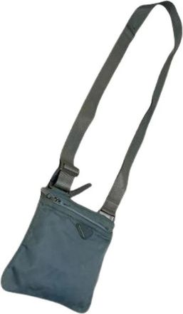 Prada Pre-owned Cross Body Bags, female, Blue, Size: ONE SIZE Pre-owned Vintage Cross Body Bag