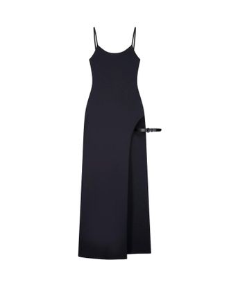 Coperni Garter Cotton Blend Long Dress