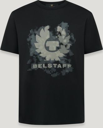 Belstaff Metro Phoenix T-shirt Mens Cotton Jersey Black Size S
