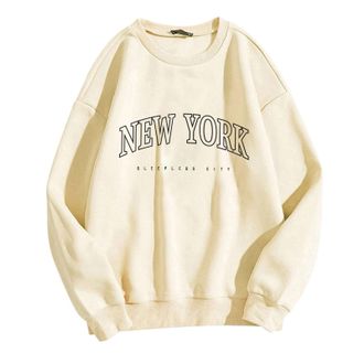 Generic Ladies Sweatshirt NEW YORK Letter Pattern Fashion Comfort Oversized jumper Long Sleeve T-Shirt Casual Graphic Pullover Round Neck winter Sweatshirts f