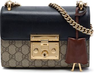 Gucci Pre-owned Gucci Small GG Supreme Padlock Crossbody Ladies AEIJG31QF4BCQG5R