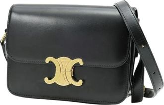 Celine Pre-owned Vintage Schoudertas - Dames - Vintage Schoudertas - Zwart - ONE Size - Leer - Vintage