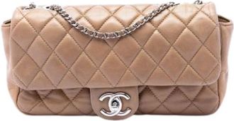 Chanel Pre-owned Vintage Shoulder Bag - Dames - Pre-owned - Bruin - Maat: ONE Size Leer
