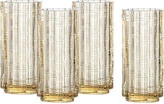Fortessa Set Of 4 Mahalo Stackable Glasses, 11.5Oz Collins