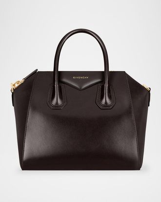 Givenchy Antigona Small Top-Handle Bag in Box Leather