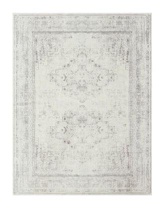 LR Home Lr Home Melody Waterproof Distressed Medallions Area Rug