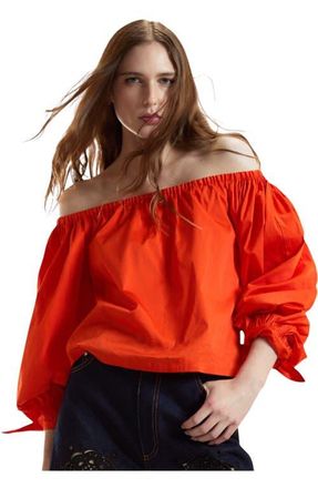 Cynthia Rowley The Bunny Blouse in Red at Nordstrom, Size X-Small