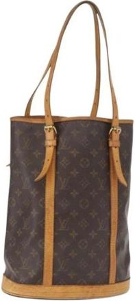 Louis Vuitton Pre-owned Bucket Bags, female, Brown, Size: ONE SIZE Pre-owned Bucket Bag