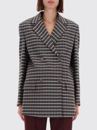 Etro Blazer doppiopetto Etro in viscosa check