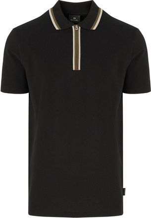 Paul Smith PS ZIP TRIM POLO Size: XXL, colour: BLACK
