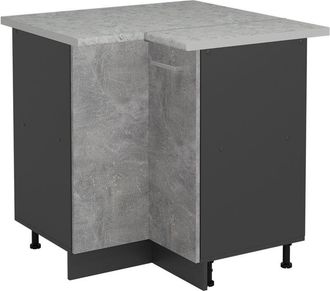 Vicco Armario De Esquina R-line, Hormig&oacute;n, 75.6 Cm Et M&aacute;rmol