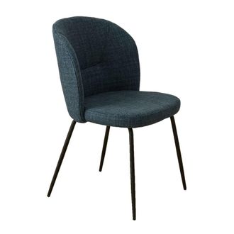 Kenay Home Silla tapizado azul 54 x 81 cm