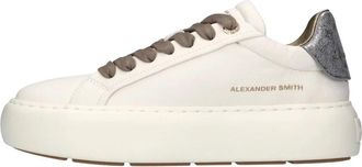 Alexander Smith SOW 3567 - Dames - Sneakers - Wit - 39 EU - Leer - Schoenen