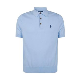 Polo Ralph Lauren Polo Shirts, male, Blue, Size: XL M Classics 12/16