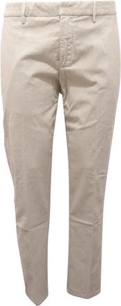 Dondup Broeken - Heren - Straight fit broeken - Wit - W35 - Broeken
