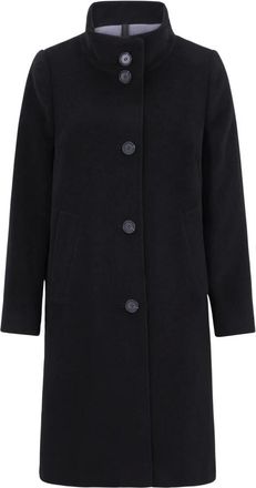 Betty Barclay Jassen, Dames, Zwart, S, Wol, Elegante wollen jas met kraag