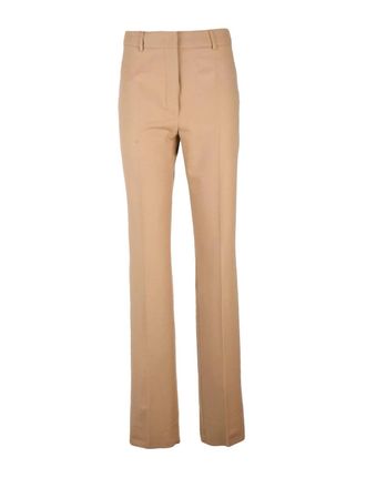 Sportmax Virgin Wool Trousers - Beige