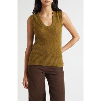 Veronica Beard Jovanna Sweater Tank in Moss at Nordstrom, Size X-Small